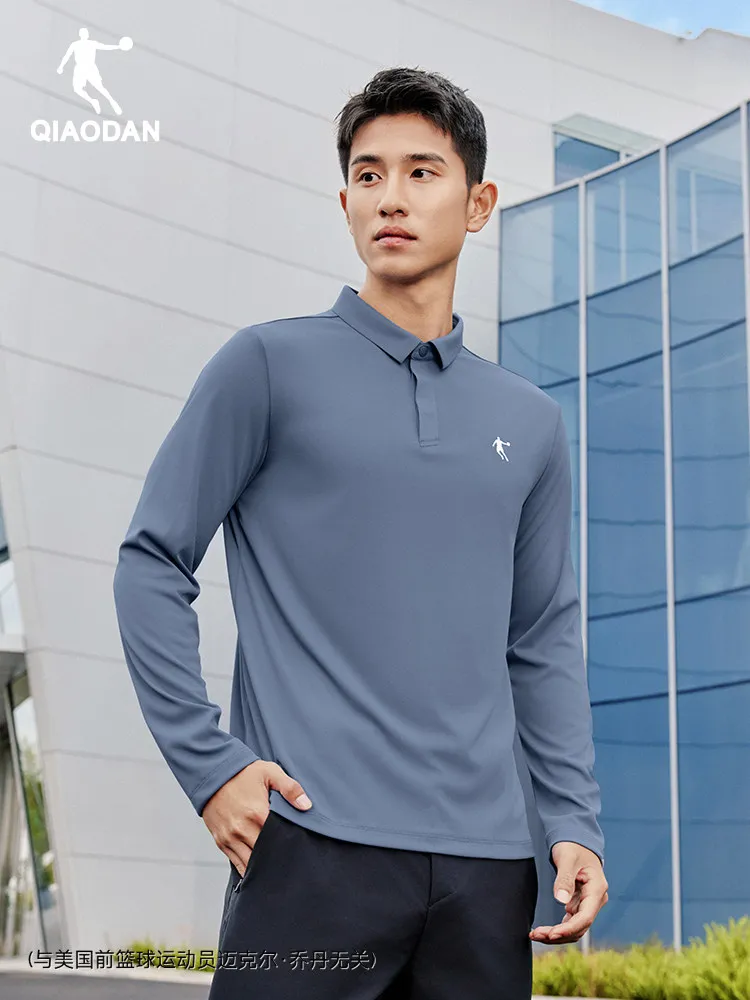 QIAODAN Men Long Sleeve Polo Shirt 2026 Spring New Breathable Casual Business Sport Tops Black Dairy T-Shirt QXETL3253086
QIAODAN Men Long Sleeve Polo Shirt 2026 Spring New Breathable Casual Business Sport Tops Black Dairy T-Shirt QXETL3253086