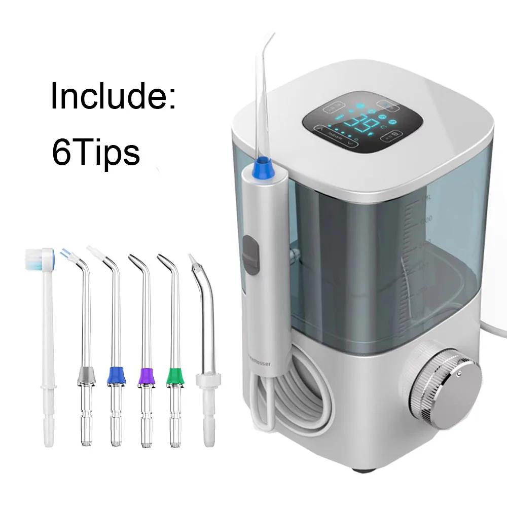 700 мл, 10 уровней давления, водяной очиститель зубов, водная зубная нить, ирригатор для полости рта, брекеты для зубов, 6 водоструйных насадок для семьи
700 мл, 10 уровней давления, водяной очиститель зубов, водная зубная нить, ирригатор для полости рта, брекеты для зубов, 6 водоструйных насадок для семьи