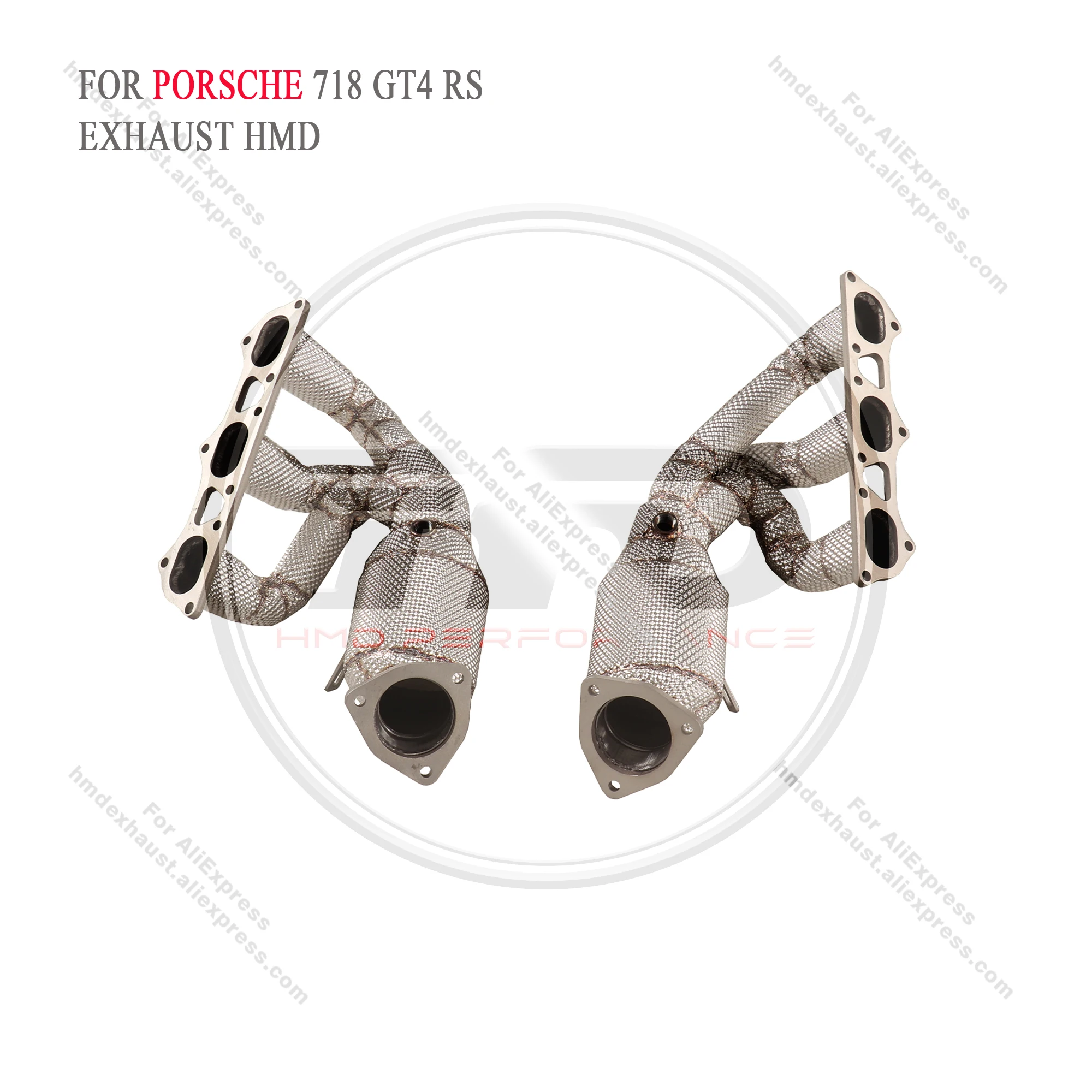 High Quality Downpipe For Porsche 718 GT4 RS Stainless Steel Exhaust System Racing Pipe Heat Shield Manifold Header Performance
High Quality Downpipe For Porsche 718 GT4 RS Stainless Steel Exhaust System Racing Pipe Heat Shield Manifold Header Performance