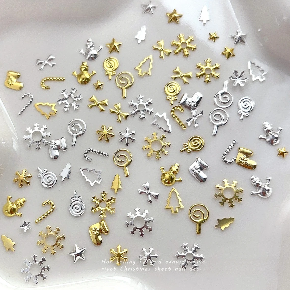 Christmas Tree Alloy Rivet Snowflake Socks Star Strawberry Cherry Flower Bowknot Pearl Ball Nail Art Accessories Decoration Tool
Christmas Tree Alloy Rivet Snowflake Socks Star Strawberry Cherry Flower Bowknot Pearl Ball Nail Art Accessories Decoration Tool