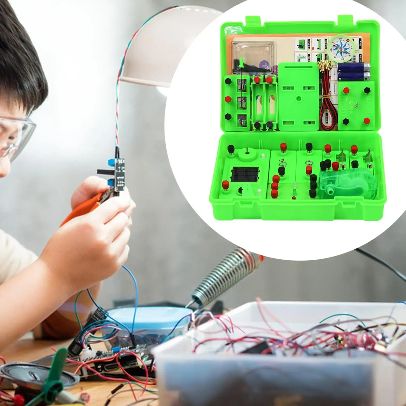Electricity Discovery Circuit Learning Kits Practical DIY Physical Scientific for Classroom High School Students DIY Projects
Electricity Discovery Circuit Learning Kits Practical DIY Physical Scientific for Classroom High School Students DIY Projects