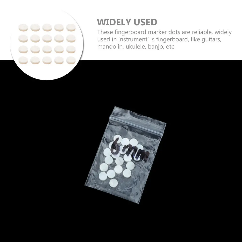 20Pcs Guitar Fretboard Dot Markers Shell Inlay Stickers Easy Install Remove for Guitar Ukulele Mandolin Banjo Fingerboard
20Pcs Guitar Fretboard Dot Markers Shell Inlay Stickers Easy Install Remove for Guitar Ukulele Mandolin Banjo Fingerboard