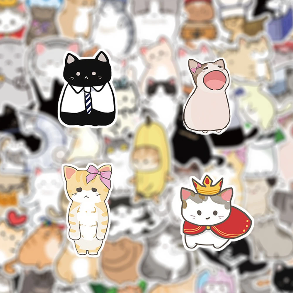 10/30/55pcs Cute Creative Cartoon Cat Stickers Funny Kitten Graffiti Sticker DIY Water Bottle Notebook Phone Decals for Kids Toy
10/30/55pcs Cute Creative Cartoon Cat Stickers Funny Kitten Graffiti Sticker DIY Water Bottle Notebook Phone Decals for Kids Toy