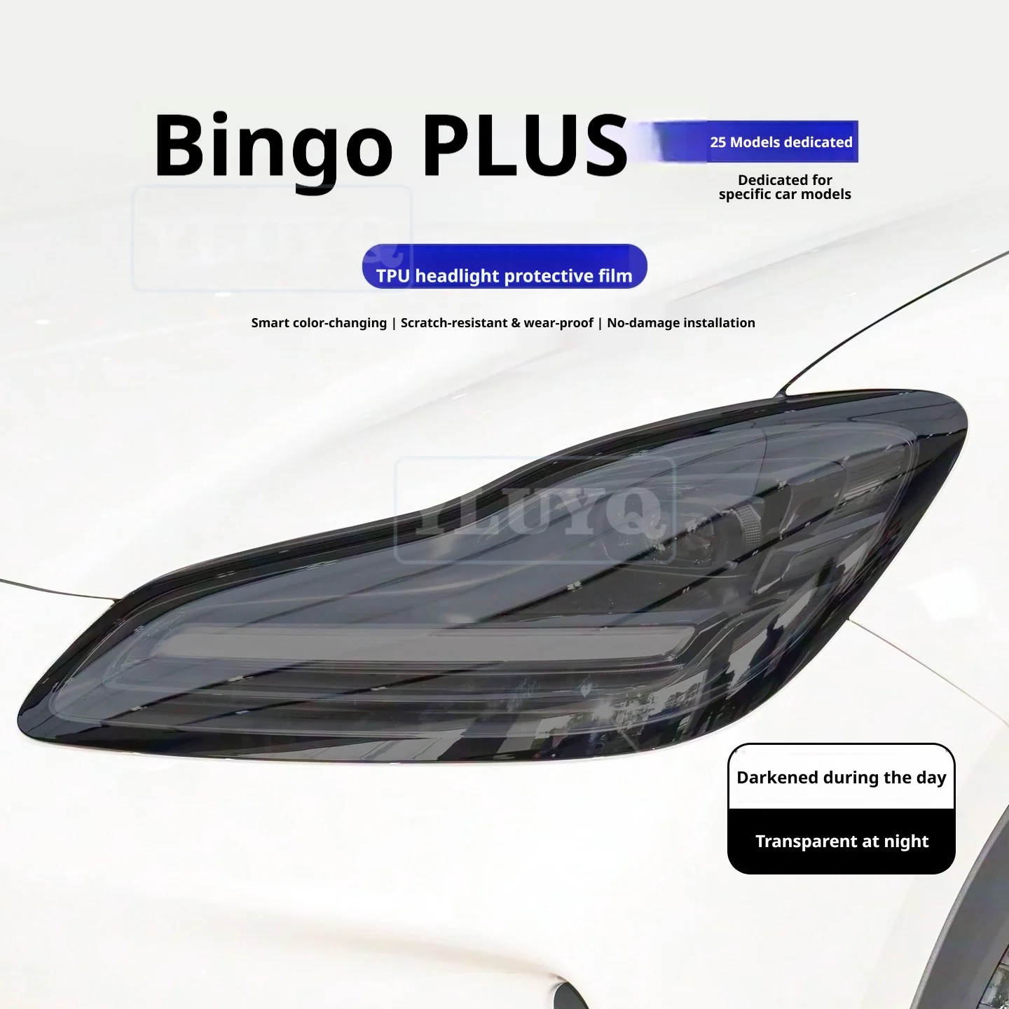 For Wuling Binguo PLUS Light-Control Color-Changing Headlight Film Front and Rear Lamp Film TPU Tail Light Film Car Sticker
For Wuling Binguo PLUS Light-Control Color-Changing Headlight Film Front and Rear Lamp Film TPU Tail Light Film Car Sticker