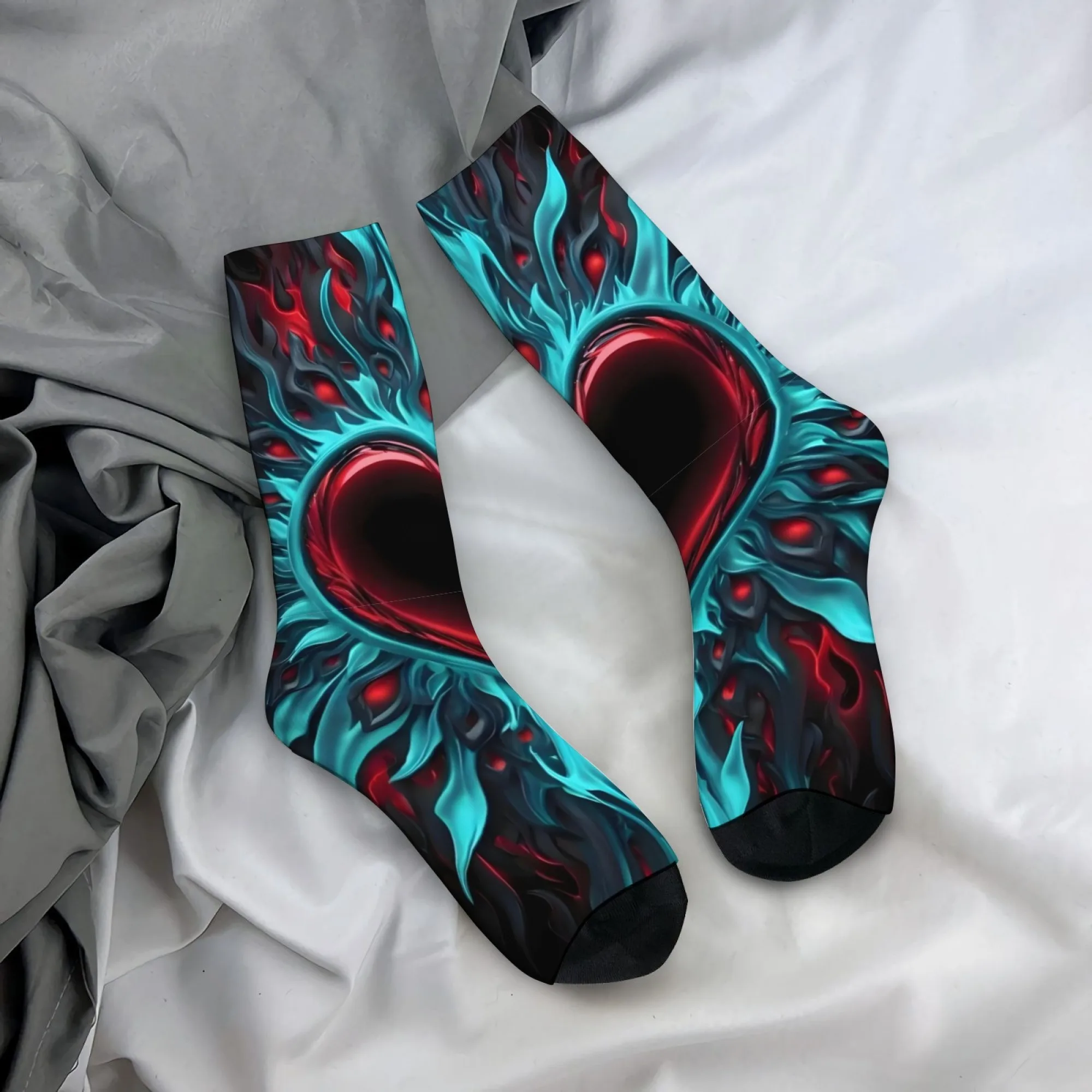 Fantasy Flame Heart Men's Socks Novelty Funny Compression Socks Harajuku Retro Style Street Hip-Hop Fashion Socks Party Gift
Fantasy Flame Heart Men's Socks Novelty Funny Compression Socks Harajuku Retro Style Street Hip-Hop Fashion Socks Party Gift