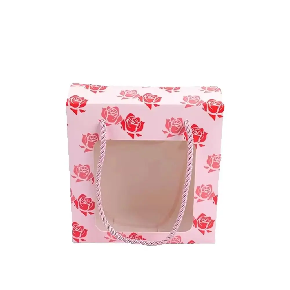 Custom Window Gift Box|Art Paper Display Packaging|Handle Paper Box with UV Coating
Custom Window Gift Box|Art Paper Display Packaging|Handle Paper Box with UV Coating