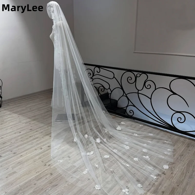 Длинная фата с разбросанными вышитыми цветами, одноуровневая тюлевая кружевная аппликация, отделка, свадебная фата, аксессуары для невест по индивидуальному заказу
Длинная фата с разбросанными вышитыми цветами, одноуровневая тюлевая кружевная аппликация, отделка, свадебная фата, аксессуары для невест по индивидуальному заказу