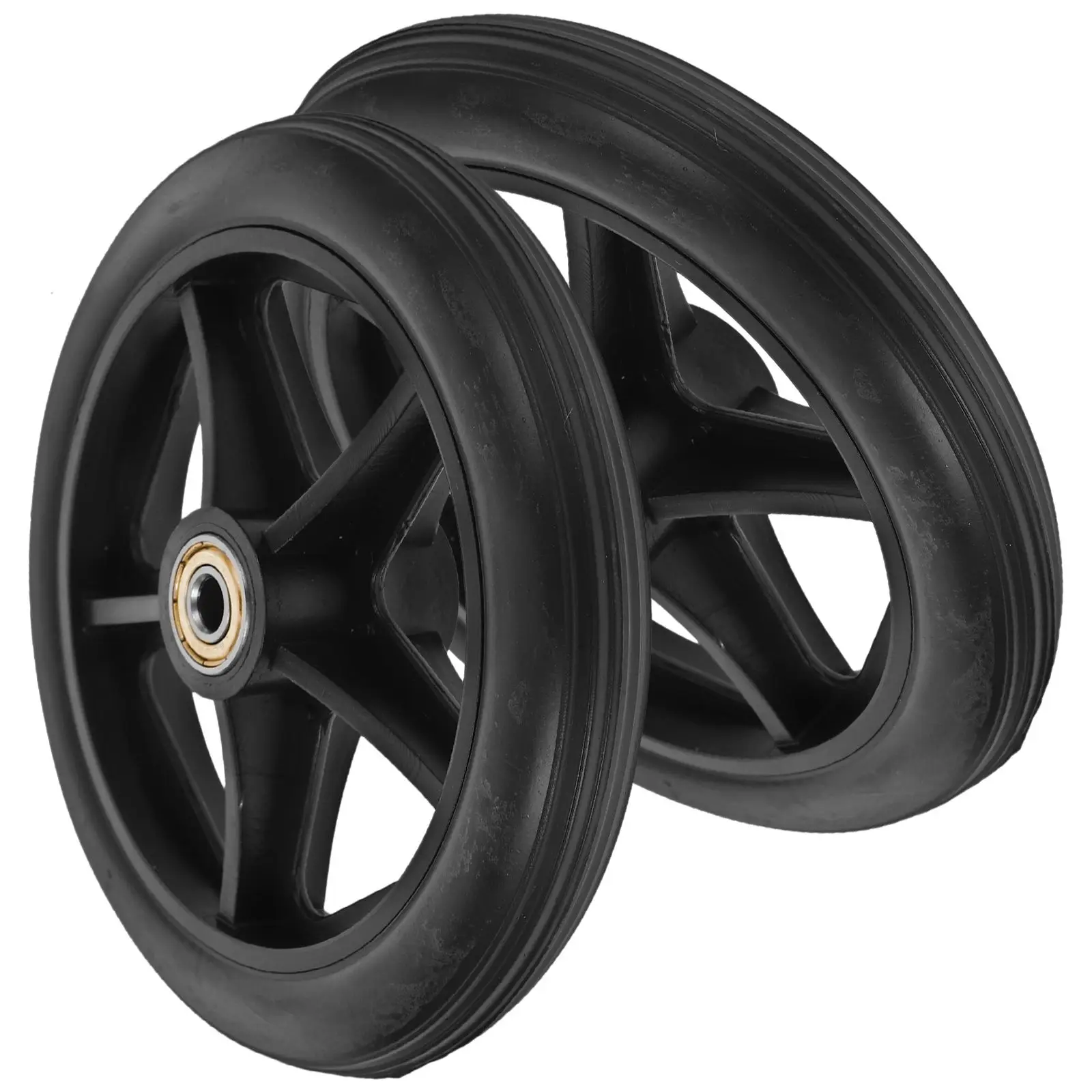 2pcs 6 Inch Black Wheelchair Front Wheels Replacement Walker Caster Office Drive Non Skid Treads Strong Construction
2pcs 6 Inch Black Wheelchair Front Wheels Replacement Walker Caster Office Drive Non Skid Treads Strong Construction