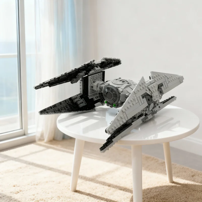 702pcs MOC Star Battle Tie Avenger Alternate Model Building Blocks Christmas Gifts Construction Assemble DIY Toys Creative Idea
702pcs MOC Star Battle Tie Avenger Alternate Model Building Blocks Christmas Gifts Construction Assemble DIY Toys Creative Idea