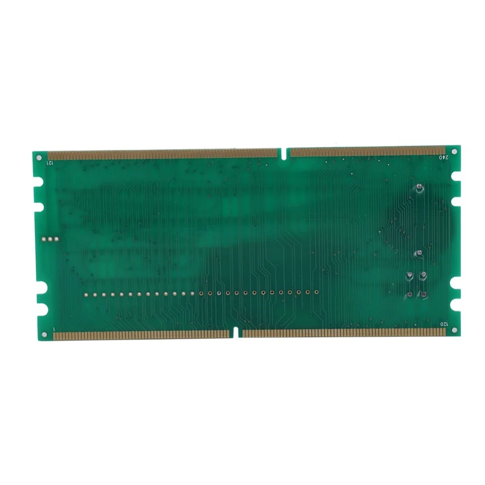 With LED Light DDR2 DDR3 Test Card High Hardness Multifunctional Two in One Test Card Portable Desktop Motherboard Test Card