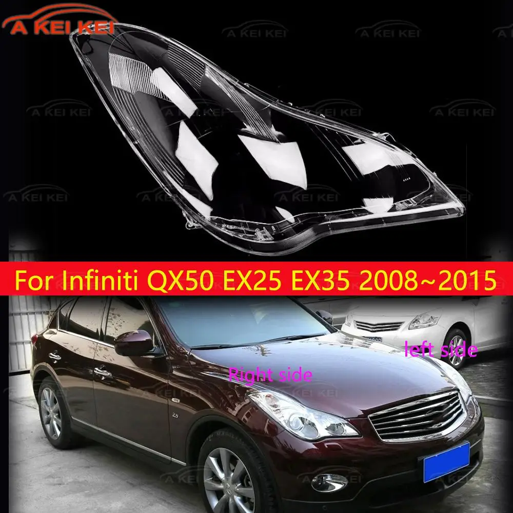 For Infiniti QX50 EX25 EX35 2008-2015 Headlamp Cover Headlights Lens Transparent Lampshade Car Headlight Cover
For Infiniti QX50 EX25 EX35 2008-2015 Headlamp Cover Headlights Lens Transparent Lampshade Car Headlight Cover