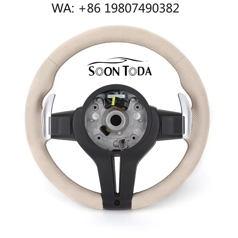 3-Spoke Forged Carbon Fiber Steering Wheel, Napa Peorated Leather, Sport Custom Interior Modification Parts
3-Spoke Forged Carbon Fiber Steering Wheel, Napa Peorated Leather, Sport Custom Interior Modification Parts