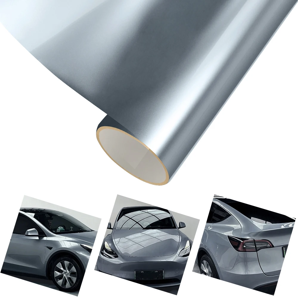 PET Liquid Metal Silver Car Vinyl Film Waterproof Scratch Resistant Sticker for Auto Motorcycle Body Decoration Film Sticker
PET Liquid Metal Silver Car Vinyl Film Waterproof Scratch Resistant Sticker for Auto Motorcycle Body Decoration Film Sticker