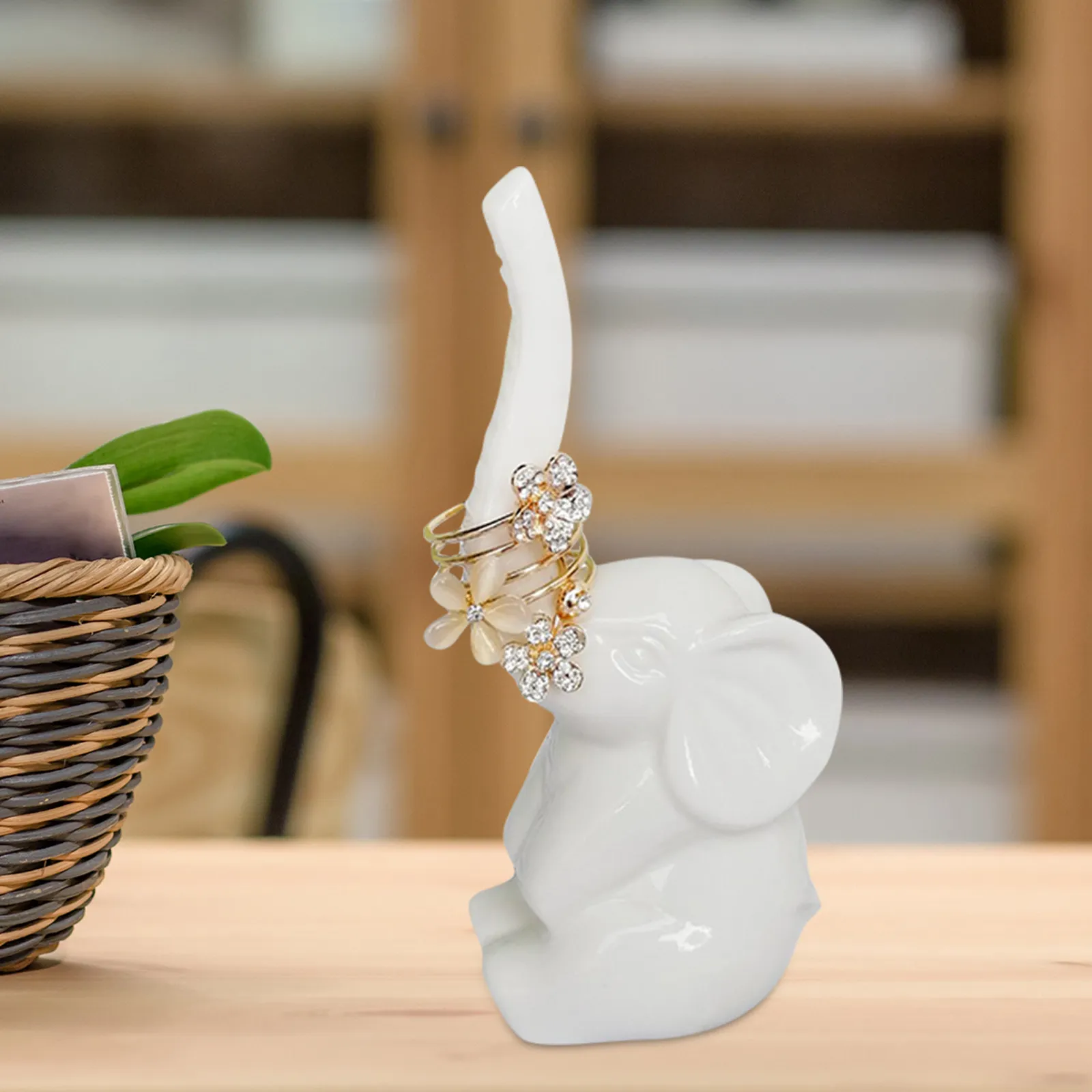 2Pcs Honorable Ceramic Elephant Ring Holder for Jewelry Rings Earrings Necklace Home Decor Bedside Table Sink Desk Fireplace
2Pcs Honorable Ceramic Elephant Ring Holder for Jewelry Rings Earrings Necklace Home Decor Bedside Table Sink Desk Fireplace
