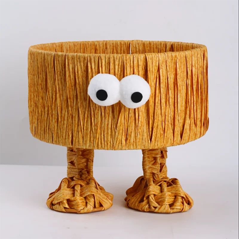 Round Rattan Basket Boxes Hand Woven Storage Box Multi Purpose Desktop Tray Cartoon Decoration For Picnic Food Bread Fruit Table
Round Rattan Basket Boxes Hand Woven Storage Box Multi Purpose Desktop Tray Cartoon Decoration For Picnic Food Bread Fruit Table