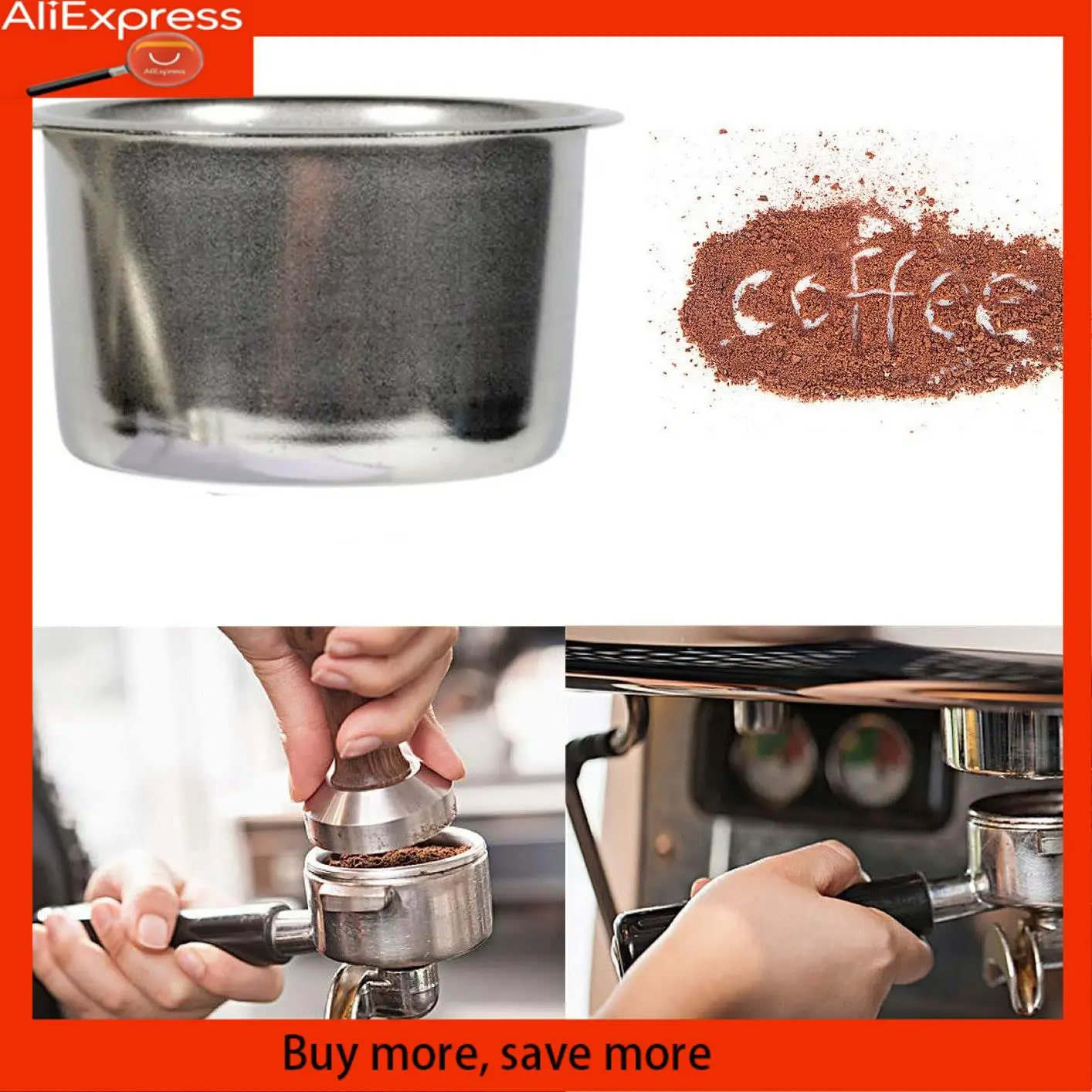 A67Z 4Pcs 51Mm 4 Cups Filter Replacement Filter Basket For Coffee Bottomless Portafilter For Delonghi EC680/EC685 Espresso
A67Z 4Pcs 51Mm 4 Cups Filter Replacement Filter Basket For Coffee Bottomless Portafilter For Delonghi EC680/EC685 Espresso