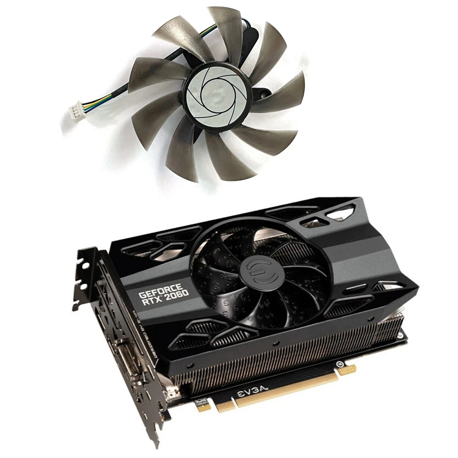 New 4pin HA9015H12F-Z PLD09220S12H DC 12V 0.57A RTX 2060 GPU Cooler For EVGA RTX 2060 XC Geforce GTX1660TI XC Graphics Cooler
New 4pin HA9015H12F-Z PLD09220S12H DC 12V 0.57A RTX 2060 GPU Cooler For EVGA RTX 2060 XC Geforce GTX1660TI XC Graphics Cooler