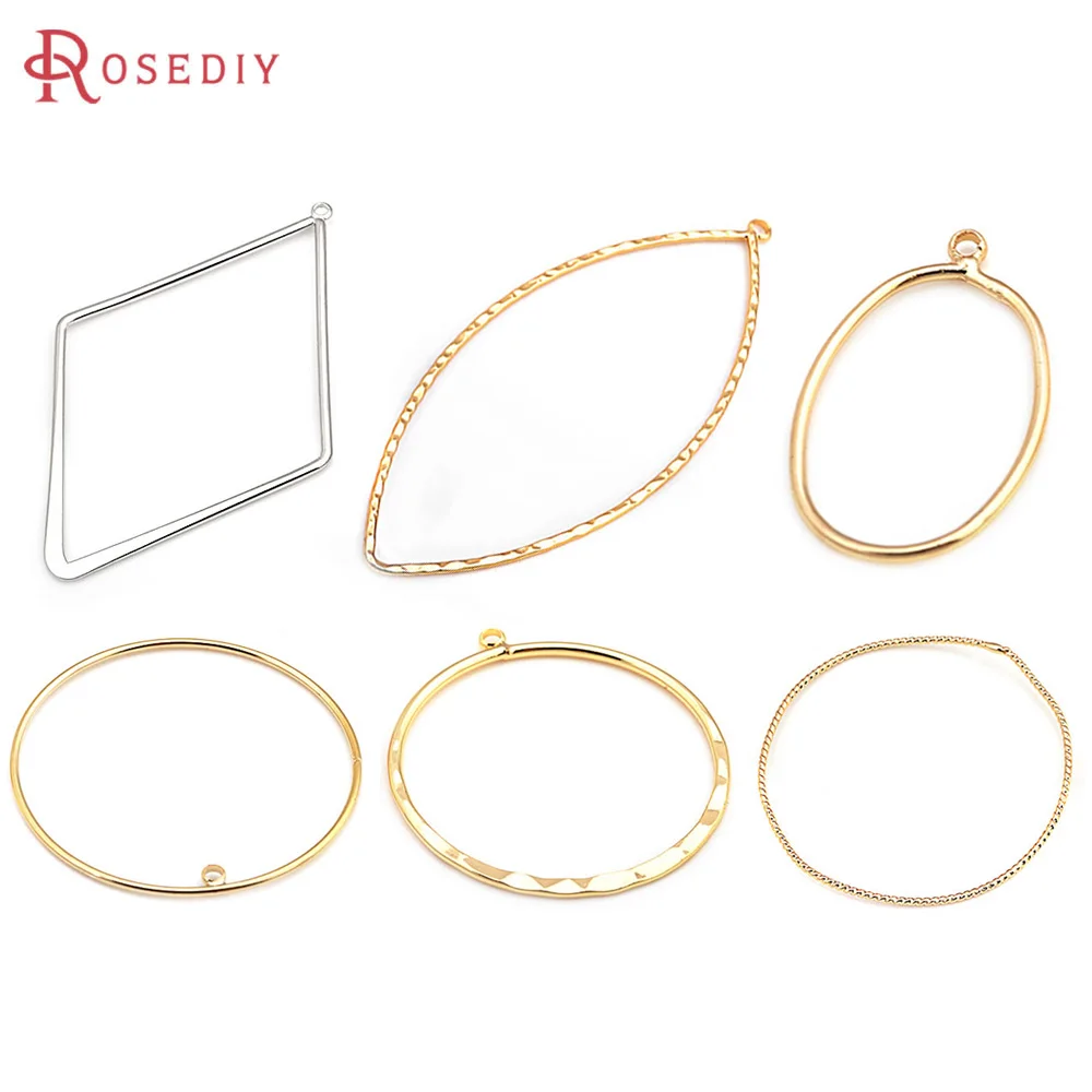 18K Gold Color Brass Round Oval Charms Pendants High Quality Jewelry Making Supplies Necklace Earrings Diy Accessories
18K Gold Color Brass Round Oval Charms Pendants High Quality Jewelry Making Supplies Necklace Earrings Diy Accessories