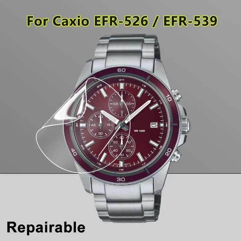 Ultra Clear Slim Screen Protector For Casio Watch EFR-526 EFR-539 Anti Scratch Soft Repairable Hydrogel Film -Not Tempered Glass
Ultra Clear Slim Screen Protector For Casio Watch EFR-526 EFR-539 Anti Scratch Soft Repairable Hydrogel Film -Not Tempered Glass
