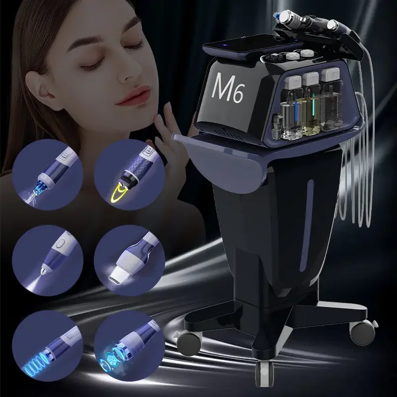New 6 In 1 Oxygen Hydro Dermabrasion Machine Facial Cleansing Hydra Peel Balckhead Removal Skin Rejuvenation Whitening Machine 
New 6 In 1 Oxygen Hydro Dermabrasion Machine Facial Cleansing Hydra Peel Balckhead Removal Skin Rejuvenation Whitening Machine