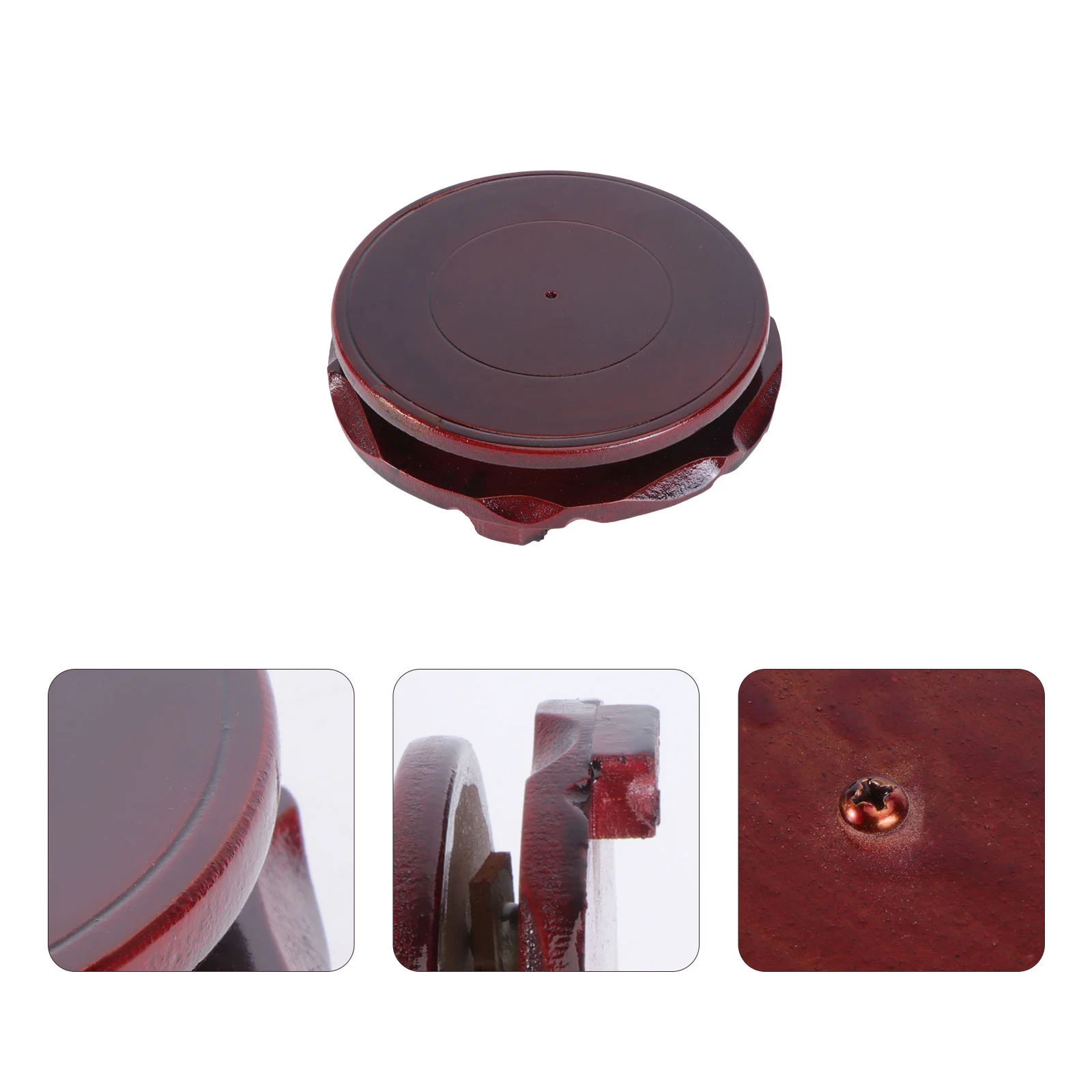 2 Pcs Rotatable Flowerpot Base High Class Material Swivel Stand Plant Holder Craft Adornment Fish Tank Protector
2 Pcs Rotatable Flowerpot Base High Class Material Swivel Stand Plant Holder Craft Adornment Fish Tank Protector