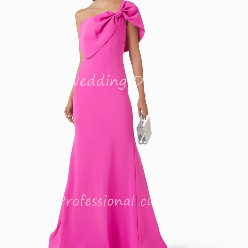 Heyday Pretty Dress Customized Ruched One-shoulder Sexy A-Line Formal Evening Dress With Bow Floor Length Party Dress For Women
Heyday Pretty Dress Customized Ruched One-shoulder Sexy A-Line Formal Evening Dress With Bow Floor Length Party Dress For Women