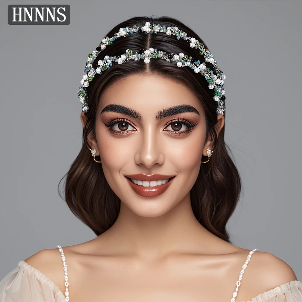 Винтажная свадебная повязка на голову TOPQUEEN с водными бриллиантами и жемчугом, ручной работы, элегантные украшения для банкетов и вечеринок YXA132
Винтажная свадебная повязка на голову TOPQUEEN с водными бриллиантами и жемчугом, ручной работы, элегантные украшения для банкетов и вечеринок YXA132
