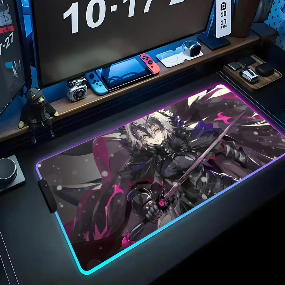 Jeanne DArc Alter Mouse Pad RGB Gaming Mousepad Big LED Pad PC Desk Mat Luminous Mouse Pad Large Keyboard Mats Table Rug With
Jeanne DArc Alter Mouse Pad RGB Gaming Mousepad Big LED Pad PC Desk Mat Luminous Mouse Pad Large Keyboard Mats Table Rug With