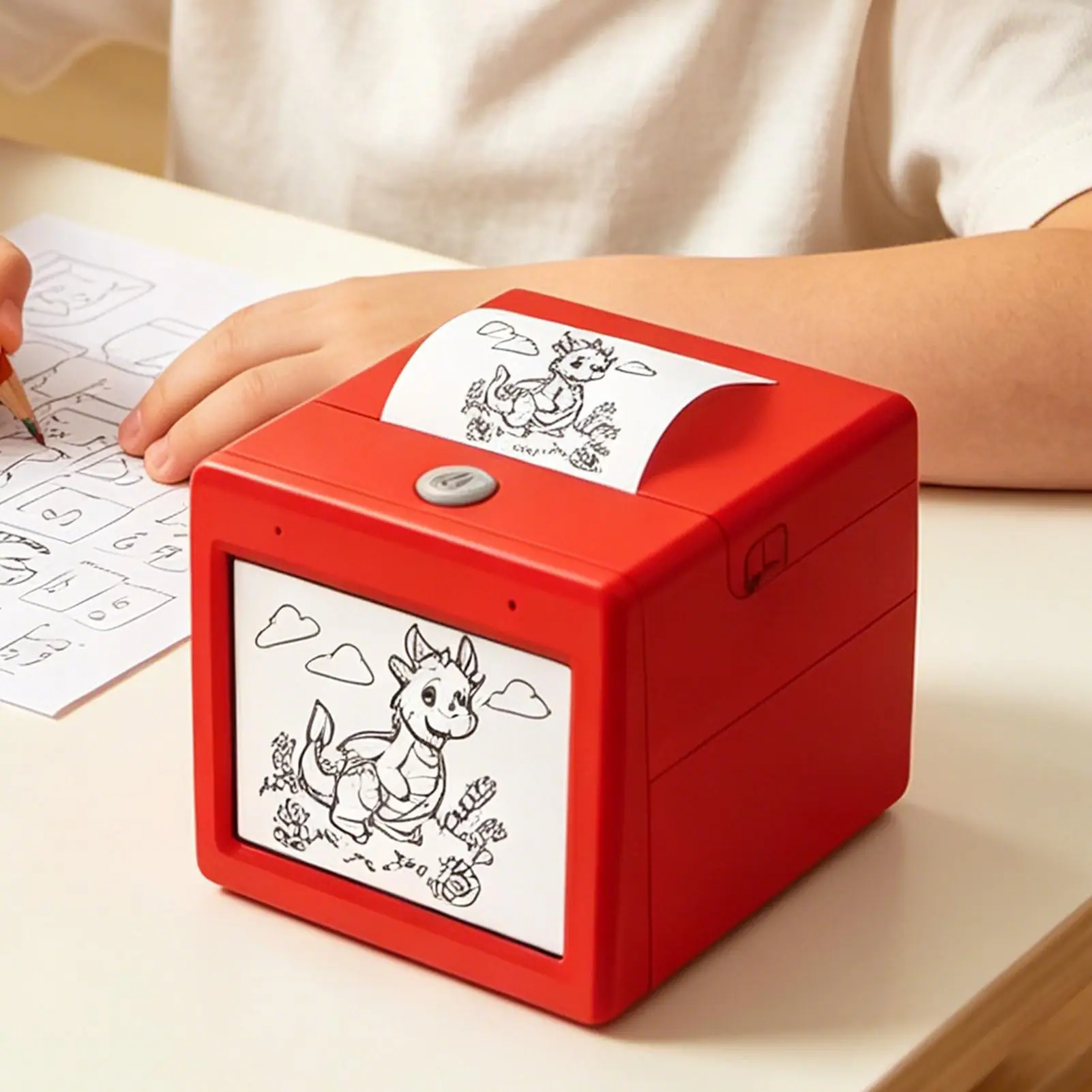 AI Sticker Box Printer Smart Portable Inkless Instant Machine Portable Thermal Stickerbox Printer For Kids Children Boys Girls
AI Sticker Box Printer Smart Portable Inkless Instant Machine Portable Thermal Stickerbox Printer For Kids Children Boys Girls