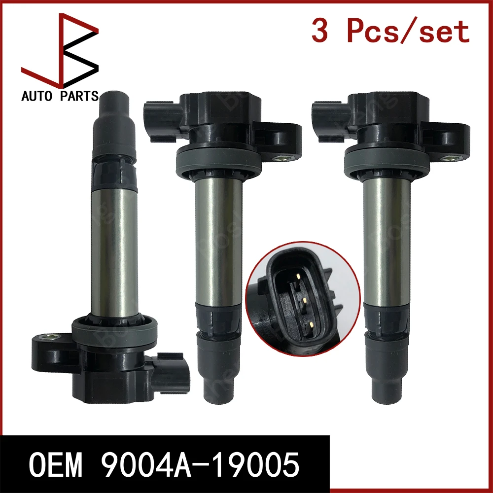 New 3 Pcs/set Ignition Coil for TOYOTA AGYA B10* 2012- OEM 9004A-19005 9004A19005 9004A 19005 9004A-19001 Spare Parts
New 3 Pcs/set Ignition Coil for TOYOTA AGYA B10* 2012- OEM 9004A-19005 9004A19005 9004A 19005 9004A-19001 Spare Parts