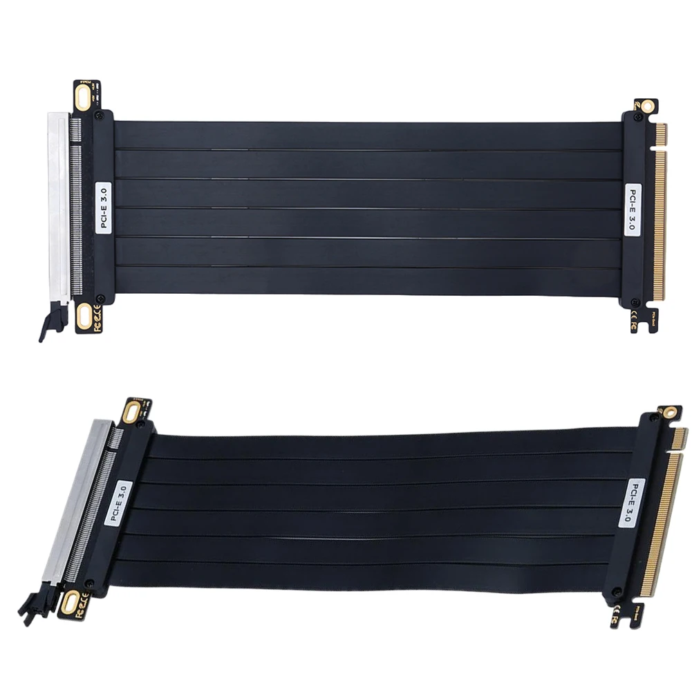 Extension Port 180 Degree Adapter EMI Shielded GPU Extension Cord Graphics Card Extension Cable PCIE 3.0 Extension Cable
Extension Port 180 Degree Adapter EMI Shielded GPU Extension Cord Graphics Card Extension Cable PCIE 3.0 Extension Cable