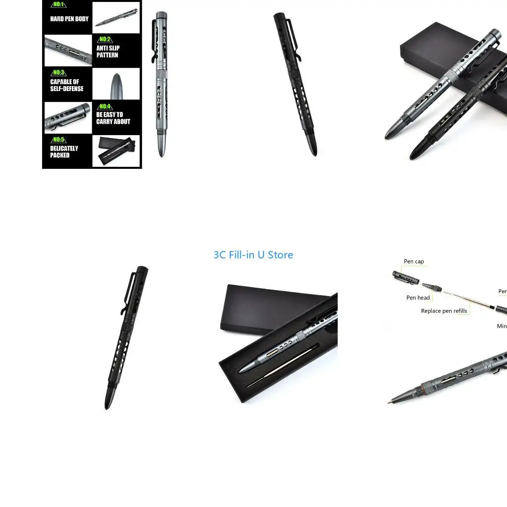 G8TA Multi Tool Pen Pen with Window Breaker Aluminum Ballpoint Pen with Pocket Clip
G8TA Multi Tool Pen Pen with Window Breaker Aluminum Ballpoint Pen with Pocket Clip