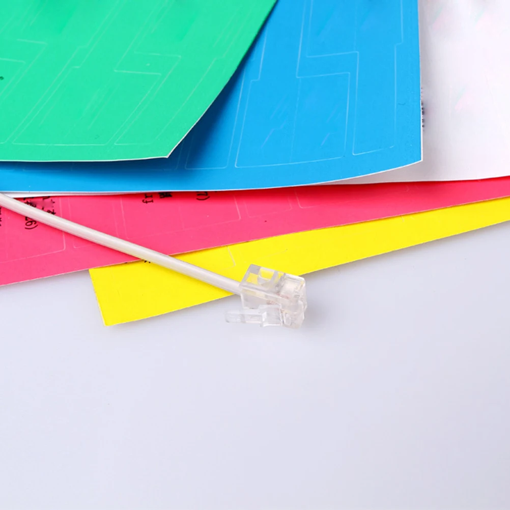 15 Sheets Network Cable Labels A4 Size Blank Wire Tags Stationery P Shape Markers Waterproof Tear Resistant High Temp Durability
15 Sheets Network Cable Labels A4 Size Blank Wire Tags Stationery P Shape Markers Waterproof Tear Resistant High Temp Durability