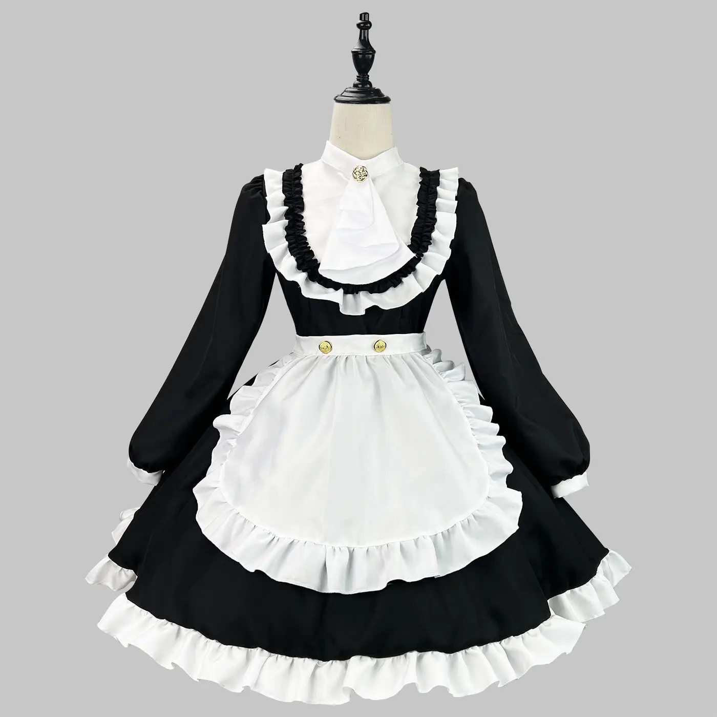 Halloween Japanese Oversized Role-playing Lolita Luxury British Long Sleeved Maid Costume Cosplay
Halloween Japanese Oversized Role-playing Lolita Luxury British Long Sleeved Maid Costume Cosplay