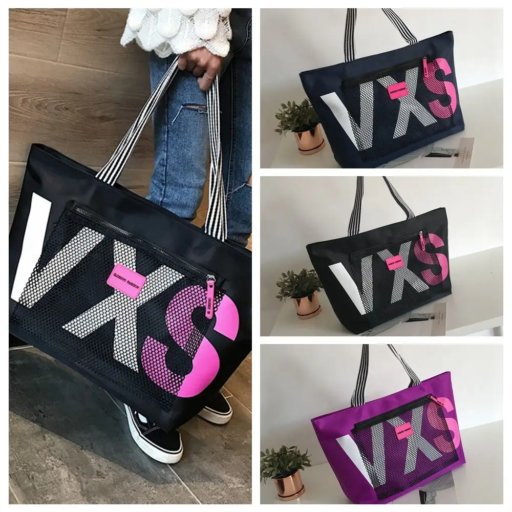 Letter Beach Tote Bag Nylon Large Capacity Dry Wet Separation Bag Single Shoulder Korean Style Large Capacity Tote Bag Travel
Letter Beach Tote Bag Nylon Large Capacity Dry Wet Separation Bag Single Shoulder Korean Style Large Capacity Tote Bag Travel
