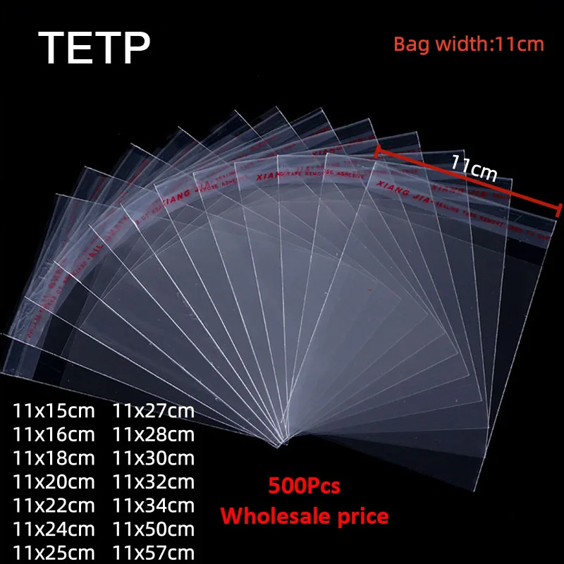 TETP 500Pcs 11cm Plastic Self-Adhesive Bags For Children's Gloves Jewelry Socks Packaging Accessories Storage Wholesale Pricing
TETP 500Pcs 11cm Plastic Self-Adhesive Bags For Children's Gloves Jewelry Socks Packaging Accessories Storage Wholesale Pricing