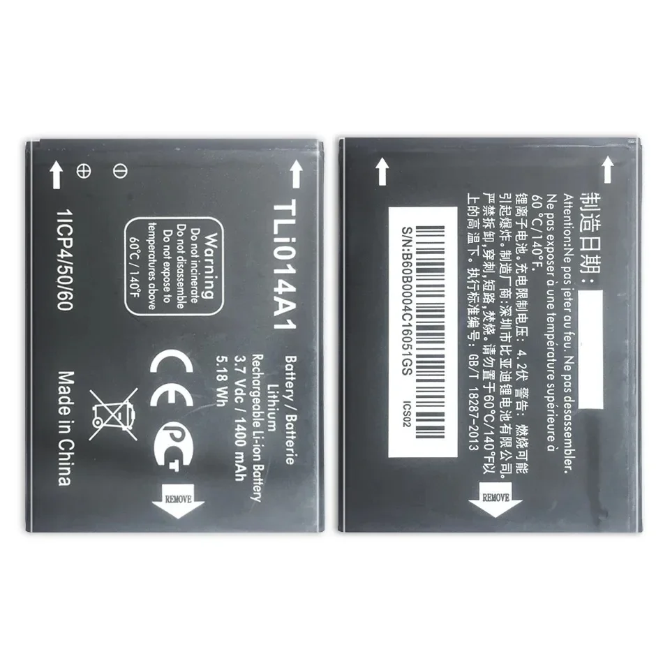 TLi014A1/CAB31P0000C1/CAB31P0000C2 Аккумулятор для Alcatel One Touch 4005 Glory 2T/Inspire 2 M'POP 5020D 5020/OT 4012 4012A 4012X
TLi014A1/CAB31P0000C1/CAB31P0000C2 Аккумулятор для Alcatel One Touch 4005 Glory 2T/Inspire 2 M'POP 5020D 5020/OT 4012 4012A 4012X