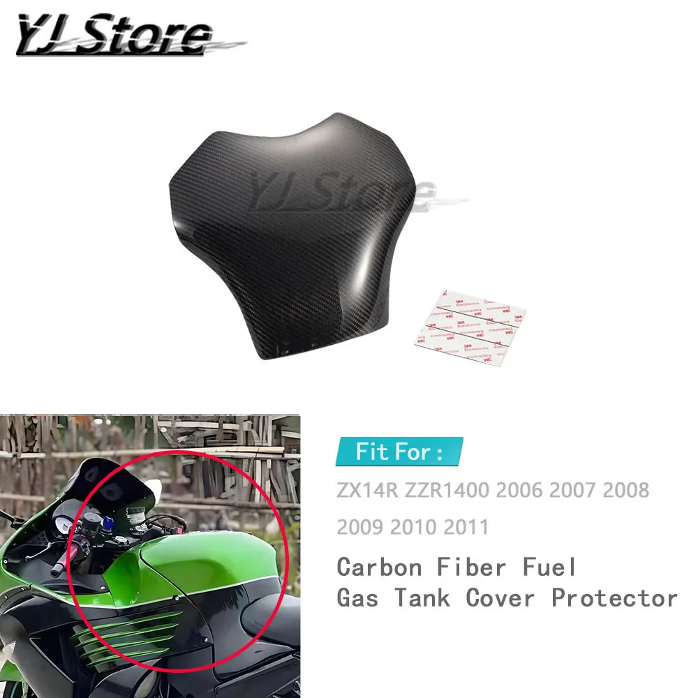 Fit For KAWASAKI ZX14R ZZR1400 2006 2007 2008 2009 2010 2011 Motorcycle Real Carbon Fiber Fuel Gas Tank Cover Protector
Fit For KAWASAKI ZX14R ZZR1400 2006 2007 2008 2009 2010 2011 Motorcycle Real Carbon Fiber Fuel Gas Tank Cover Protector