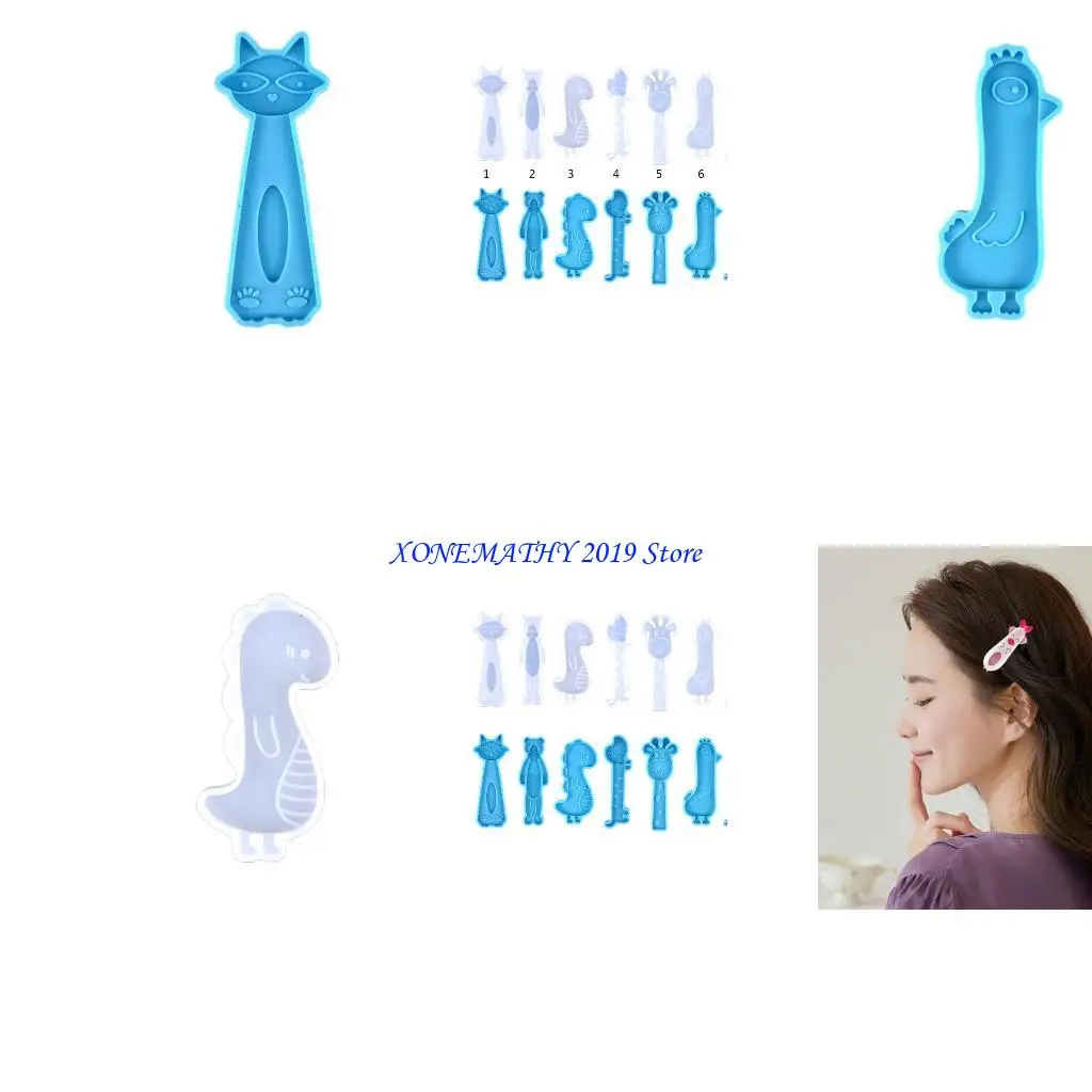 F42F Animal Hairpin Silicone Mold DIY Keychain Pendant Mould for Christmas Gift
F42F Animal Hairpin Silicone Mold DIY Keychain Pendant Mould for Christmas Gift