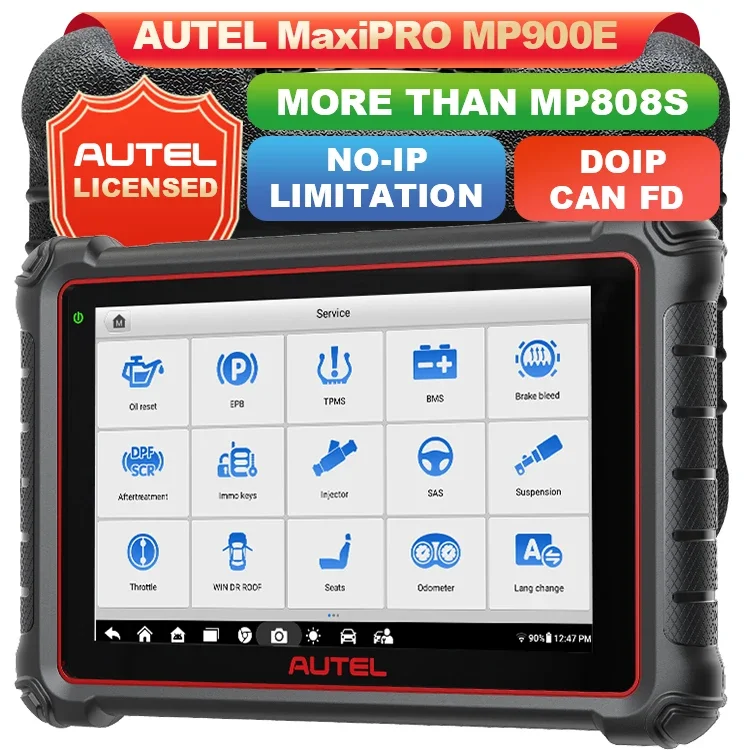 2024 Autel Maxipro MP900E автомобильный считыватель кодов Obd Ii автомобильный диагностический станок сканер двунаправленный инструмент сканирования для всех C
2024 Autel Maxipro MP900E автомобильный считыватель кодов Obd Ii автомобильный диагностический станок сканер двунаправленный инструмент сканирования для всех C