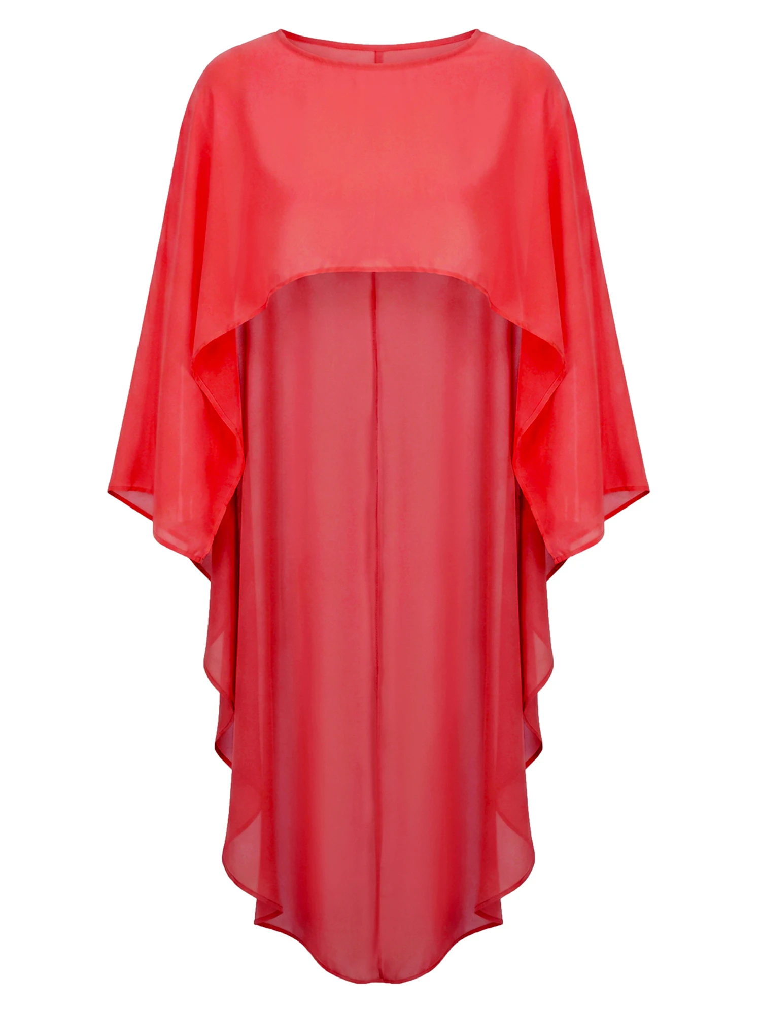 Women s Spring Summer Sheer Cape Trendy Mesh Asymmetrical Front and Back Solid Color Poncho Tops
Women s Spring Summer Sheer Cape Trendy Mesh Asymmetrical Front and Back Solid Color Poncho Tops