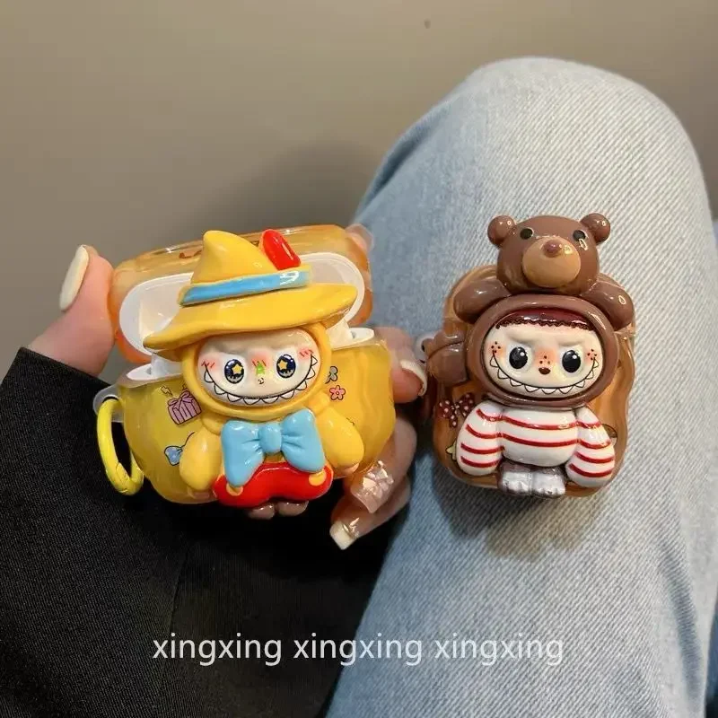 Labubu Stereo Cute Animation Headphone Protective Case Airpods4 Wireless Bluetooth Headphone Couples Fall 2/3 Generation Cartoon
Labubu Stereo Cute Animation Headphone Protective Case Airpods4 Wireless Bluetooth Headphone Couples Fall 2/3 Generation Cartoon