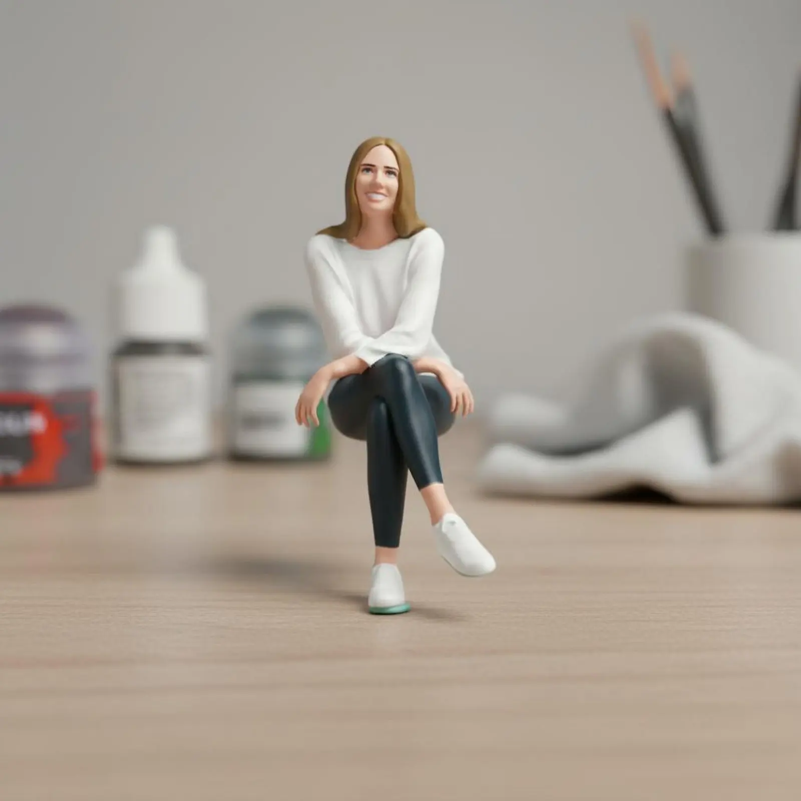 Sitting Female Figurine Multiple Sizes Available Painted Female Miniature Miniature Scene People Figure for Hobbyists
Sitting Female Figurine Multiple Sizes Available Painted Female Miniature Miniature Scene People Figure for Hobbyists