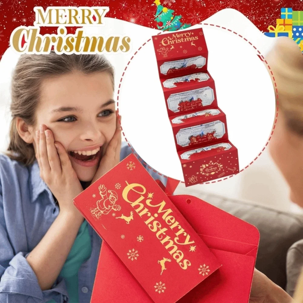 2 Set Santa Claus Christmas Money Card Envelope Red Lucky Folding Banknote Card Navidad Elk Merry Christmas Decorations Gift
2 Set Santa Claus Christmas Money Card Envelope Red Lucky Folding Banknote Card Navidad Elk Merry Christmas Decorations Gift