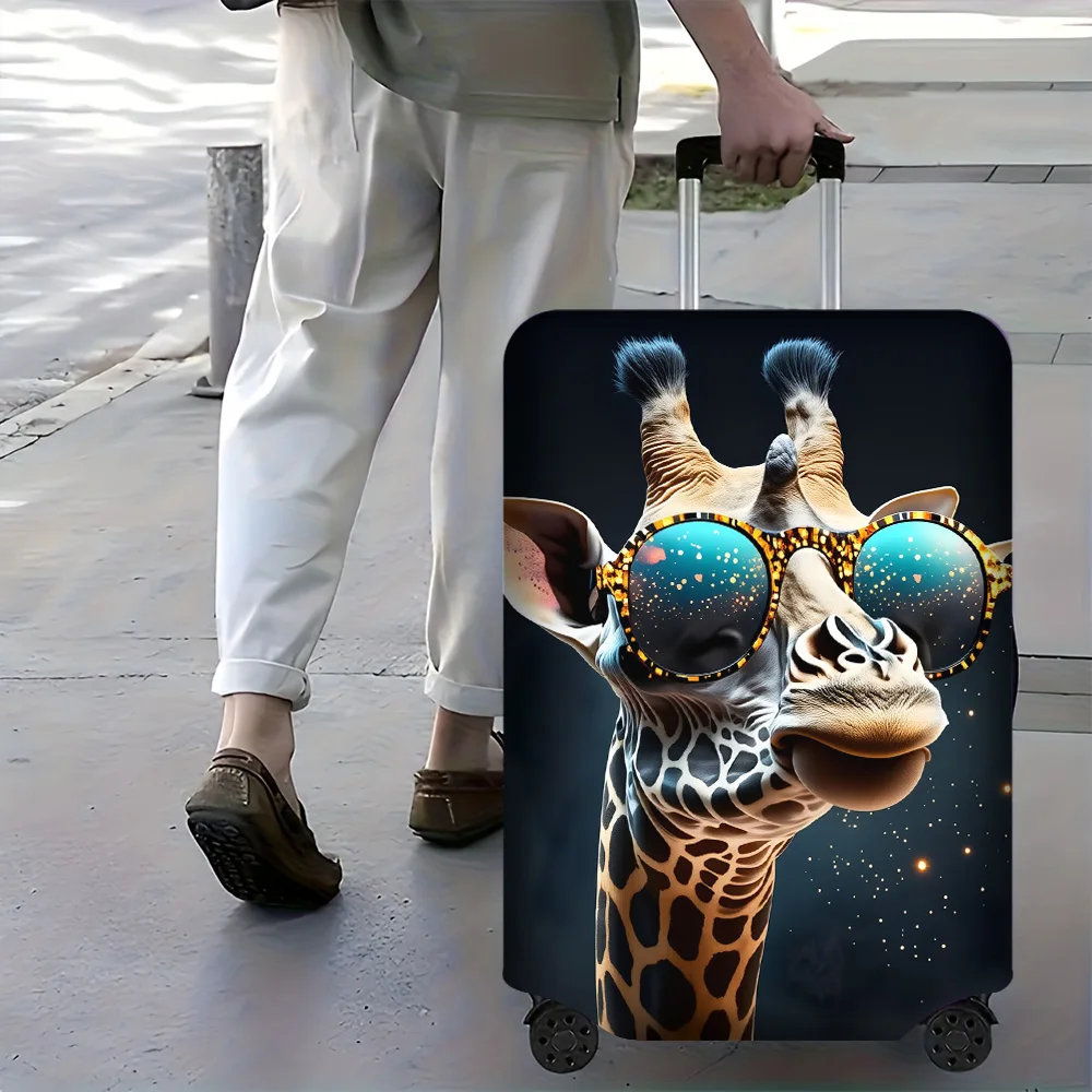 1-piece Giraffe Portrait luggage cover for luggage sizes 18 – 32 inches; a dustproof and stretchy travel accessory with styli
1-piece Giraffe Portrait luggage cover for luggage sizes 18 – 32 inches; a dustproof and stretchy travel accessory with styli