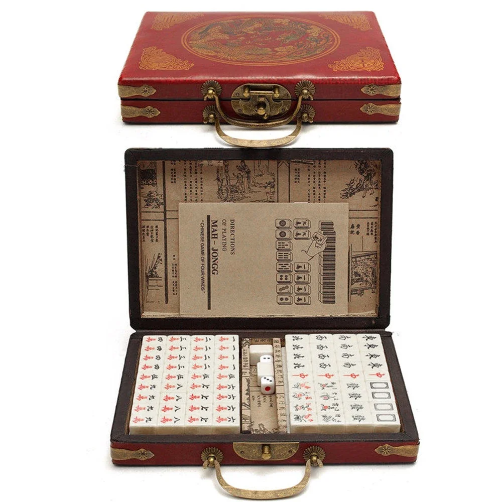 Mini Mahjong Tiles Travel Portable Retro Chinese-Style Imitation Wooden Box Boutique Home Hand-Rub Adult Desktop Game
Mini Mahjong Tiles Travel Portable Retro Chinese-Style Imitation Wooden Box Boutique Home Hand-Rub Adult Desktop Game