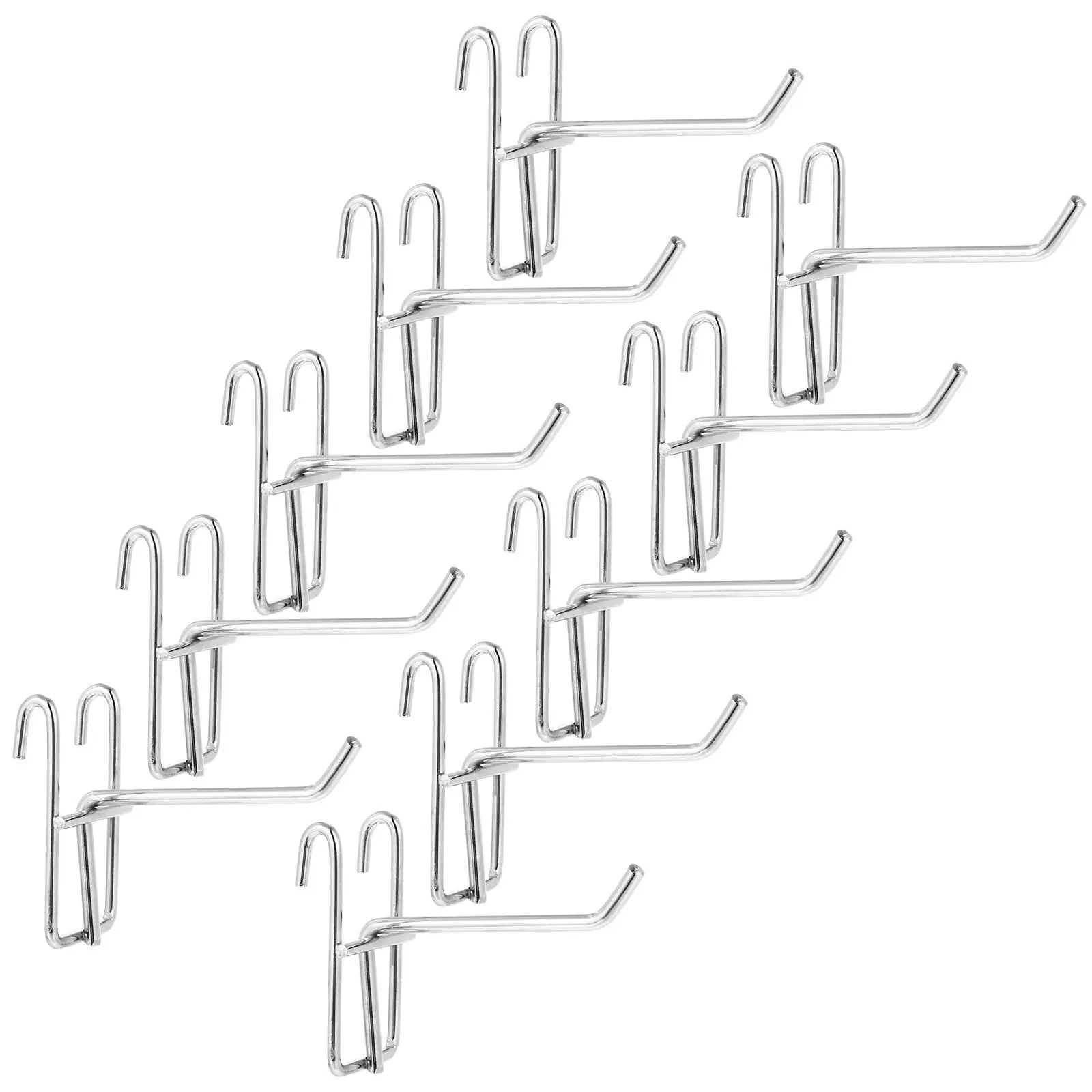 10 pcs Shelf Hooks Iron Smooth Rustproof Pegboard Grid Wall Panel Storage Tool Hardware Home Garage Shop Organization
10 pcs Shelf Hooks Iron Smooth Rustproof Pegboard Grid Wall Panel Storage Tool Hardware Home Garage Shop Organization