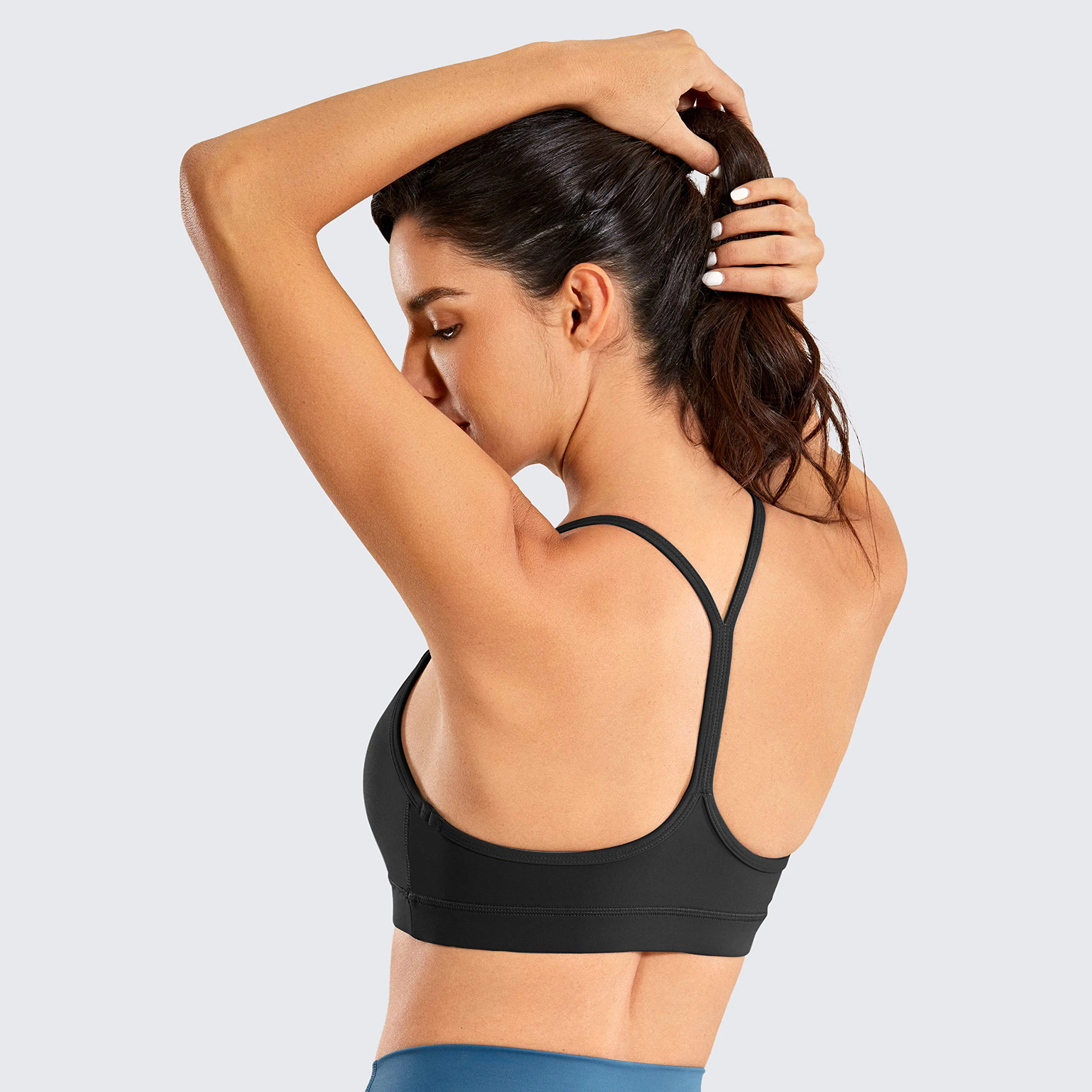 Yoga Y Type Back Sports Bra for Women sexy nude crop top Padded Spaghetti Straps Low Impact Workout Yoga Bra Women Gym Clothes
Yoga Y Type Back Sports Bra for Women sexy nude crop top Padded Spaghetti Straps Low Impact Workout Yoga Bra Women Gym Clothes