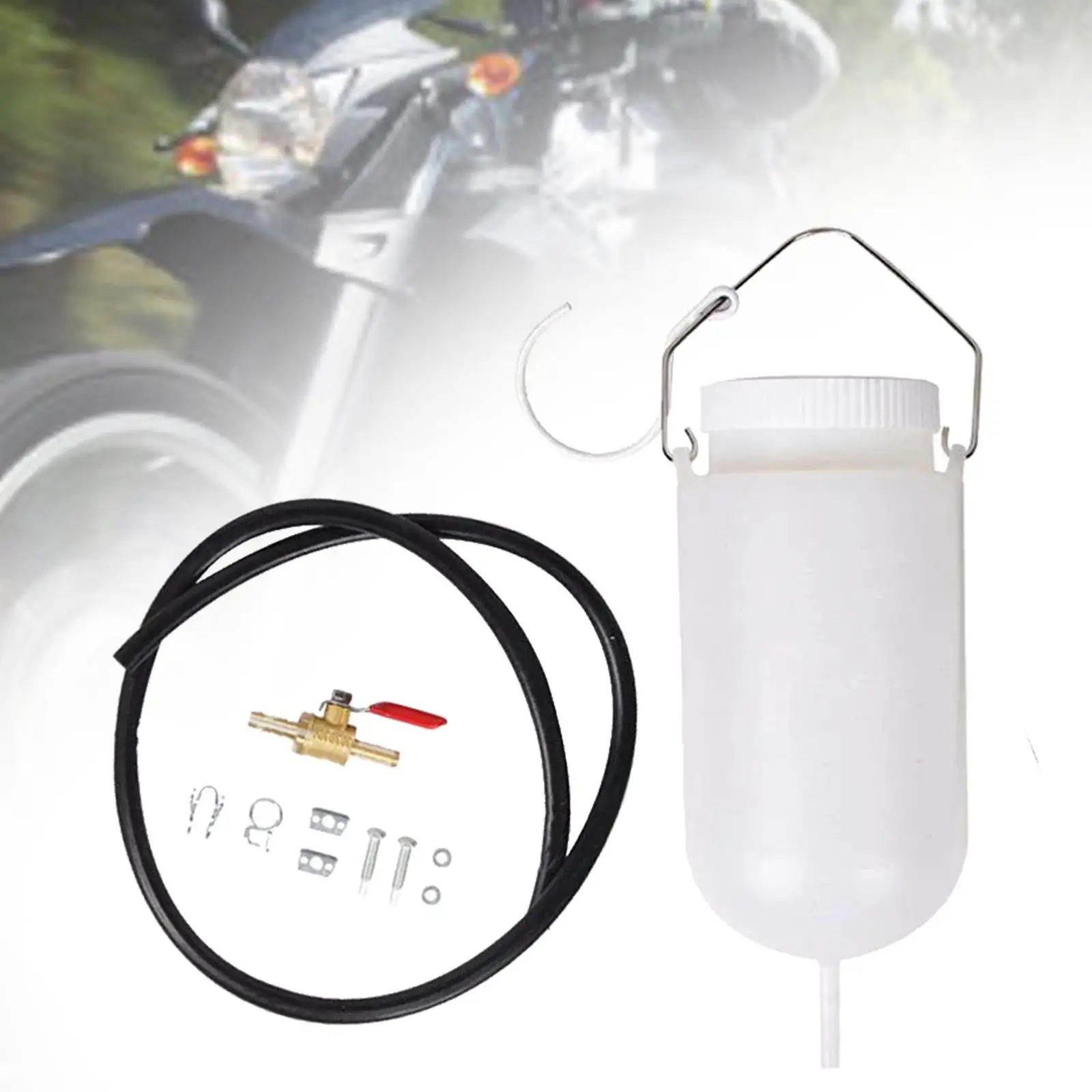 1L Multifunctional Plastic Auxiliary Fuel Tank with Flow Control Hose for Motorcycle and Maintenance
1L Multifunctional Plastic Auxiliary Fuel Tank with Flow Control Hose for Motorcycle and Maintenance