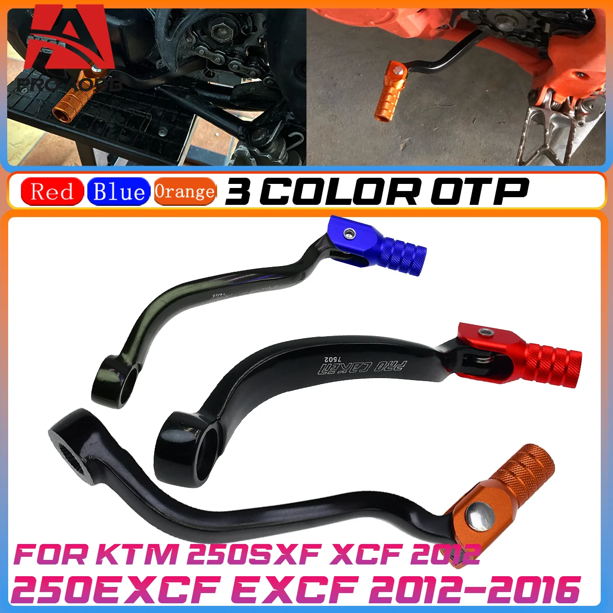 CNC aluminum shift lever Motorcycle gear lever for KTM 250 350 450 500 SXF XCF XCW EXC EXCF 2003-2019 for Husqvarna TE FE
CNC aluminum shift lever Motorcycle gear lever for KTM 250 350 450 500 SXF XCF XCW EXC EXCF 2003-2019 for Husqvarna TE FE